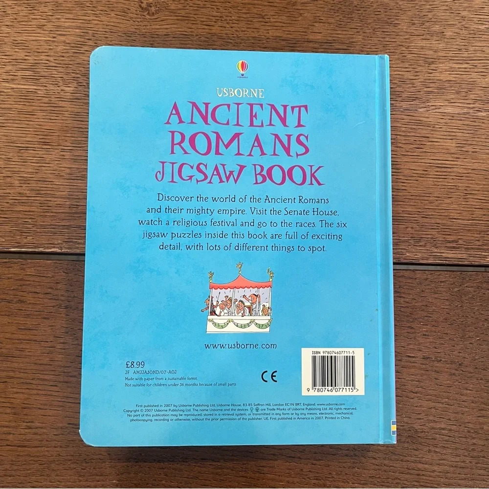 Ancient Romans Jigsaw Book (Usborne Jigsaw Books) | homeschool